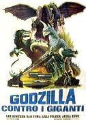 Locandina Godzilla contro i giganti