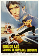 Locandina Bruce Lee contro la setta del serpente